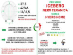 Copriwater Iceberg Nero Ceramica termoindurente bianco - immagine 2