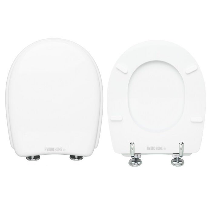 Copriwater Young Vitruvit legno rivestito in resina poliestere bianco - immagine 1