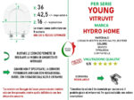 Copriwater Young Vitruvit legno rivestito in resina poliestere bianco - immagine 2