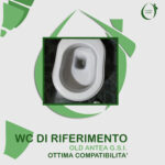 Copriwater Old Antea GSI legno rivestito in resina poliestere bianco - immagine 5
