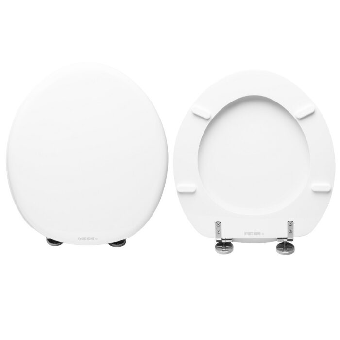Copriwater Bit Cesame legno rivestito in resina poliestere bianco - immagine 1