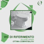 Copriwater Ellade Hidra legno rivestito in resina poliestere bianco - immagine 5