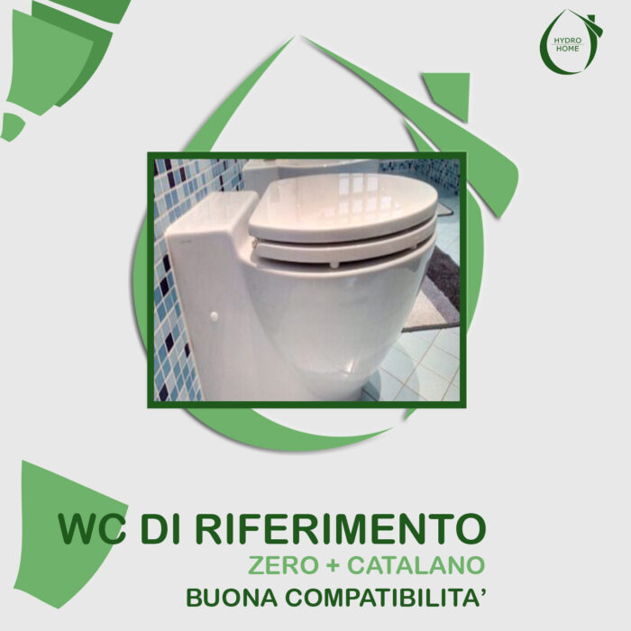 Copriwater Zero + Catalano legno rivestito in resina poliestere bianco - immagine 5