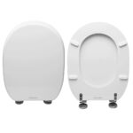 Copriwater Fiorile Ideal Standard legno rivestito in resina poliestere Bianco I.S.