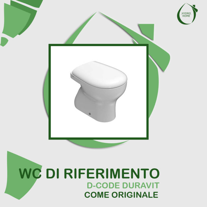 Copriwater Grace Globo termoindurente avvolgente bianco come originale - immagine 5