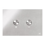 Placca doppio tasto Blink Cromo Lucido cassetta incasso Oli