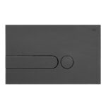 Placca doppio tasto IPLATE Antracite cassetta incasso Oli