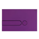 Placca doppio tasto IPLATE Lilla cassetta incasso Oli