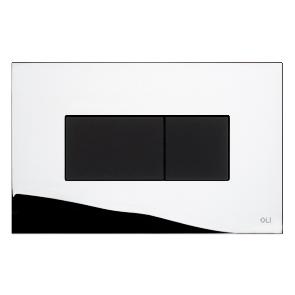 8982-copy-of-Placca-doppio-tasto-Karisma-Nera-Soft-Touch-con-tasti-Cromo-Lucido-cassetta-incasso-Oli.jpg Placca doppio tasto Karisma Cromo Lucido con tasti Neri Soft Touch cassetta incasso Oli - immagine 1