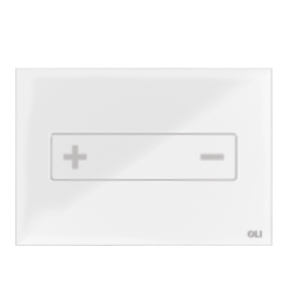 9040-copy-of-Placca-doppio-tasto-Oceania-Vetro-Bianco-Lucido-cassetta-incasso-Oli.jpg Placca doppio tasto Oceania Vetro Bianco Satinato cassetta incasso Oli - immagine 1