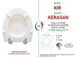 Copriwater Kir Kerasan legno rivestito in resina poliestere bianco - immagine 2