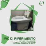 Copriwater Petra Dolomite legno rivestito in resina poliestere bianco - immagine 5