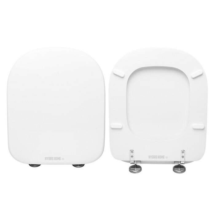 Copriwater One Rak legno rivestito in resina poliestere bianco - immagine 1