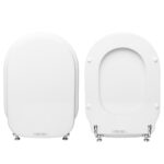 Copriwater Argenta Catalano legno rivestito in resina poliestere bianco come Originale