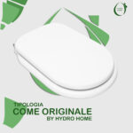 Copriwater Argenta Catalano legno rivestito in resina poliestere bianco come Originale - immagine 3