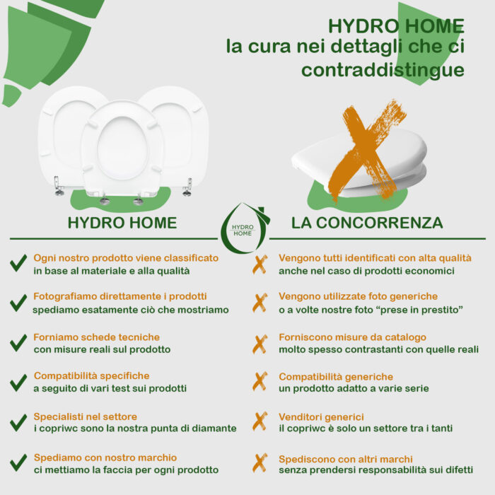 Copriwater Oxa Opera Sanitari legno rivestito in resina poliestere bianco - immagine 7