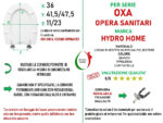 Copriwater Oxa Opera Sanitari legno rivestito in resina poliestere bianco - immagine 2