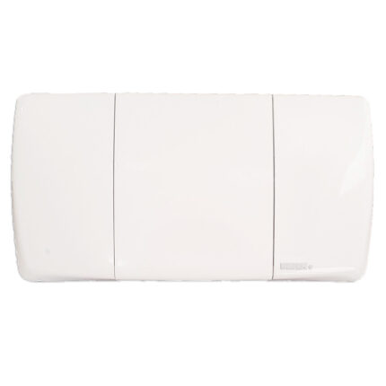 Placca mono tasto azionamento meccanico compatibile con cassetta incasso COES