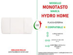 Placca mono tasto azionamento meccanico compatibile con cassetta incasso COES - immagine 3