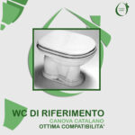 Copriwater Canova Catalano legno rivestito in resina poliestere bianco - immagine 5