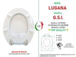 Copriwater Lugana GSI legno rivestito in resina poliestere bianco - immagine 2