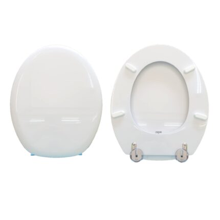 Copriwater Max Jolly Scic legno rivestito in resina poliestere bianco