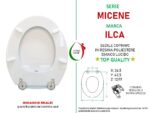 Copriwater Micene Ilca legno rivestito in resina poliestere bianco - immagine 2