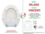 Copriwater Milano Vincenti legno rivestito in resina poliestere bianco - immagine 2