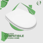 Copriwater Amica Villeroy & Boch legno rivestito in resina poliestere bianco - immagine 3