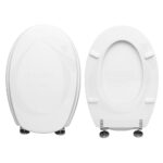 Copriwater Ariete Tenax legno rivestito in resina poliestere bianco