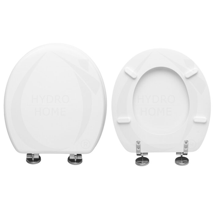 Copriwater Junior Rak legno rivestito in resina poliestere bianco - immagine 1
