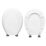 Copriwater Ipsilon Pozzi Ginori legno rivestito in resina poliestere bianco