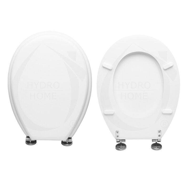 Copriwater Ipsilon Pozzi Ginori legno rivestito in resina poliestere bianco - immagine 1