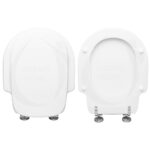 Copriwater Puebla  G.S.I. Facis legno rivestito in resina poliestere bianco Come Originale