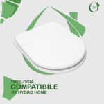 Copriwater Clodia Dolomite legno verniciato Bianco economico - immagine 2