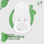 Copriwater Clodia Dolomite legno verniciato Bianco economico - immagine 3