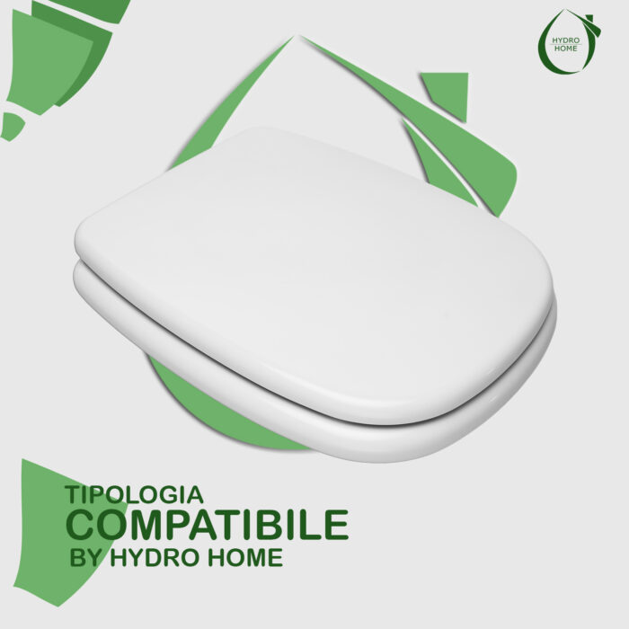 Copriwater Tonic 2 Ideal Standard termoindurente bianco - immagine 3
