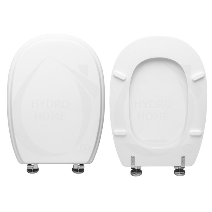 Copriwater Easy ed Easy 02 Pozzi Ginori legno rivestito in resina poliestere bianco - immagine 1