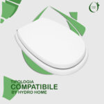 Copriwater Easy ed Easy 02 Pozzi Ginori legno rivestito in resina poliestere bianco - immagine 3