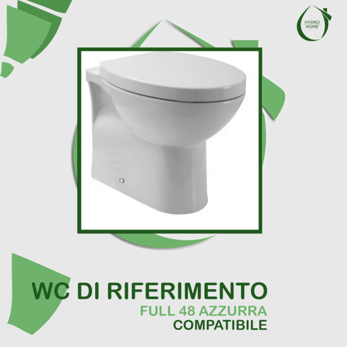 Copriwater Full 48 Azzurra termoindurente bianco - immagine 5