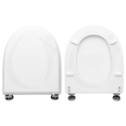 Copriwater Maiora Hatria legno rivestito in resina poliestere bianco