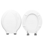 Copriwater Montebianco Pozzi Ginori legno rivestito in resina poliestere bianco