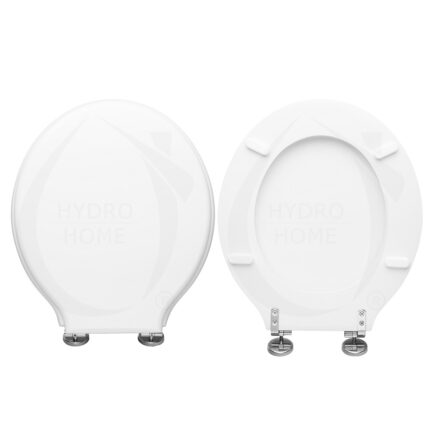 Copriwater Montebianco Pozzi Ginori legno rivestito in resina poliestere bianco