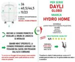 Copriwater Daily Globo legno rivestito in resina poliestere bianco - immagine 2