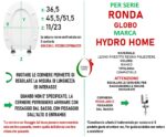 Copriwater Ronda Globo legno rivestito in resina poliestere bianco - immagine 2
