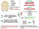 Copriwater Square Pozzi Ginori legno rivestito in resina poliestere Champagne - immagine 2
