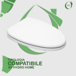 Copriwater Sweet Life Dolomite legno rivestito in resina poliestere bianco - immagine 3