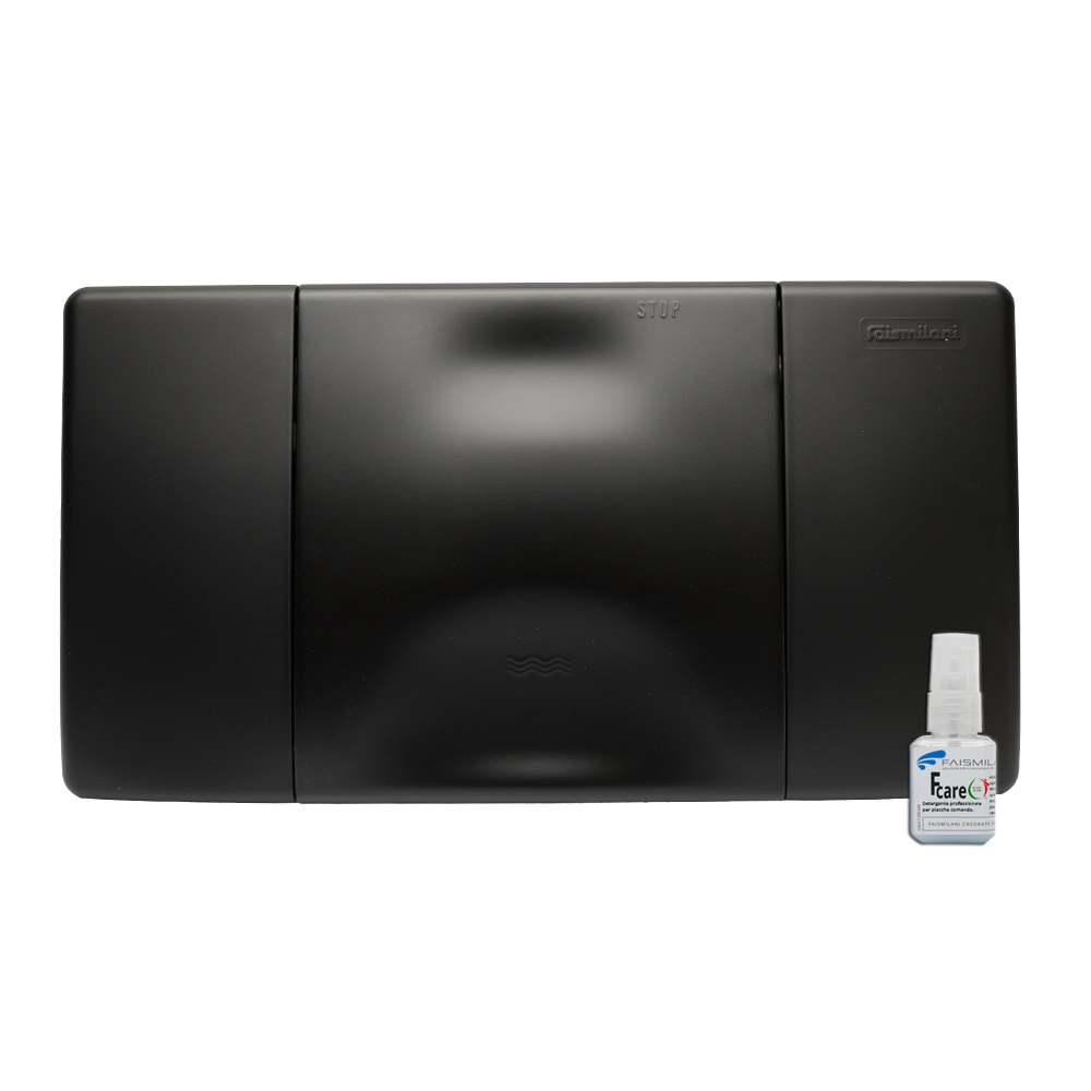 ACQUASTOP NERO OPACO Placca esterna Acquastop Nero Opaco per cassetta incasso Faismilani