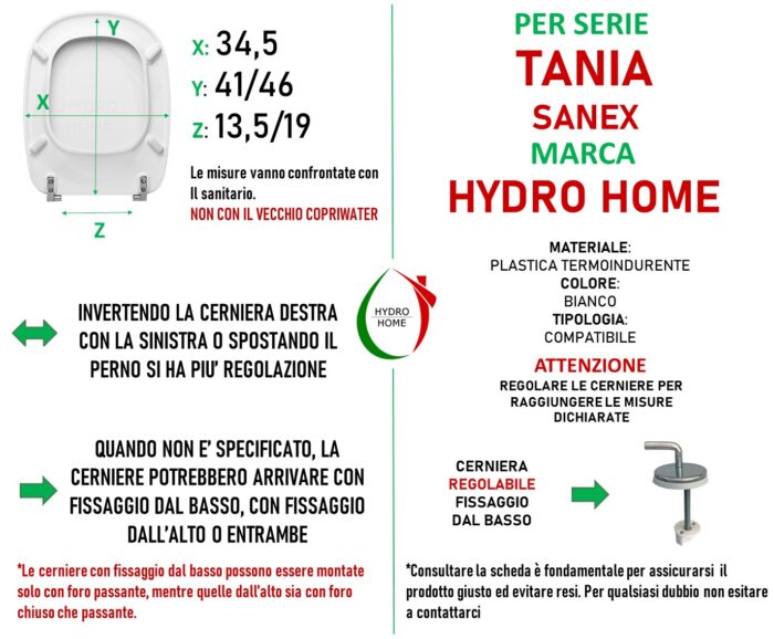 Copriwater Tania Sanex termoindurente bianco - immagine 2