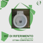 Copriwater EL1 Galassia legno rivestito in resina poliestere bianco - immagine 5